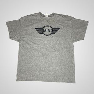 Mini Cooper Logo Grey Gildan T-Shirt